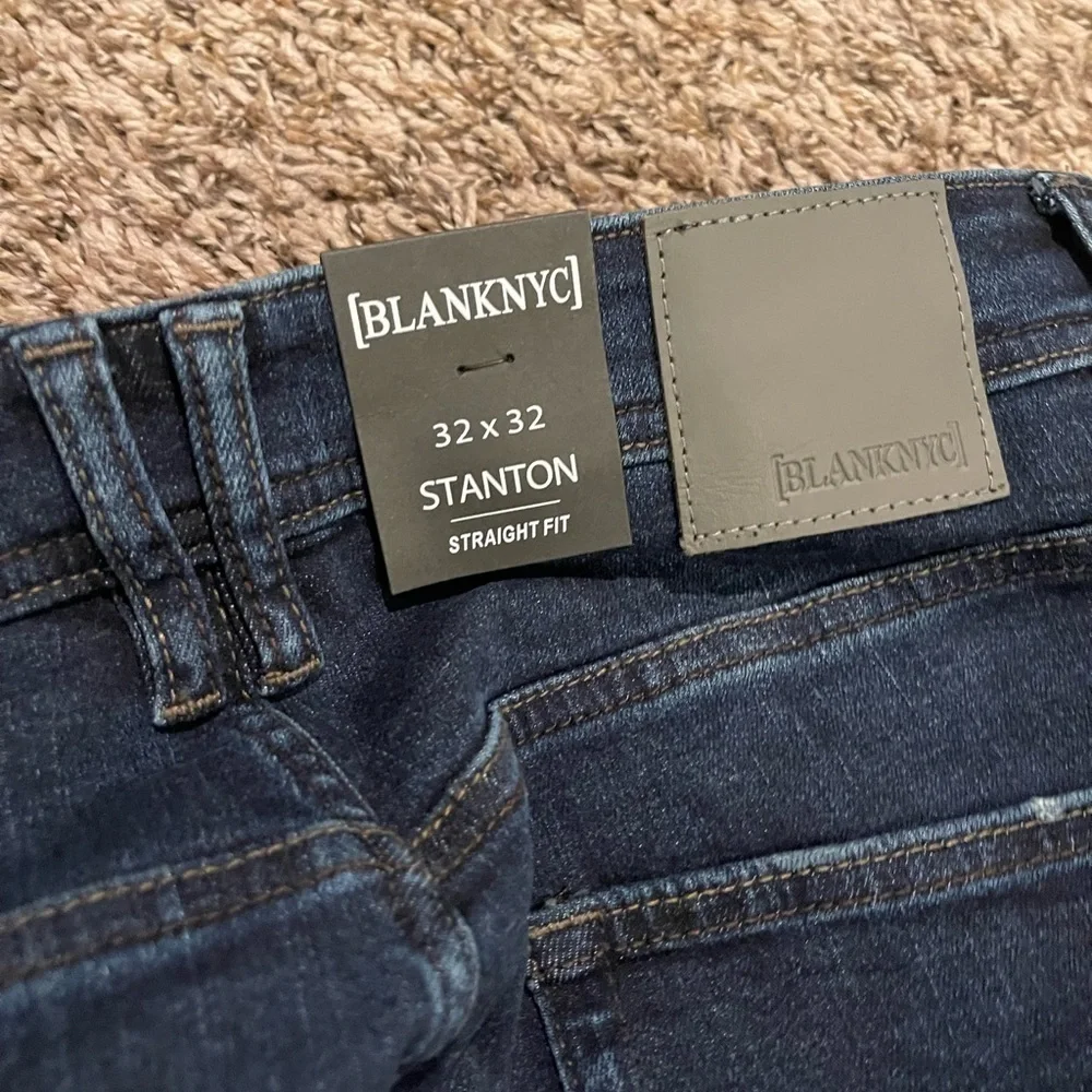 Blank NYC NWT Stanton straight fit dark wash jeans